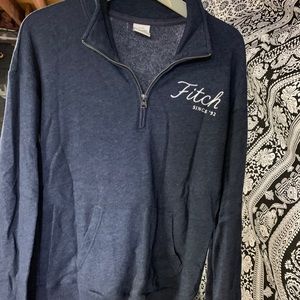 ABERCROMBIE 3/4 ZIP SWEATSHIRT